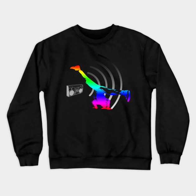 bboy breakdance Crewneck Sweatshirt by hottehue